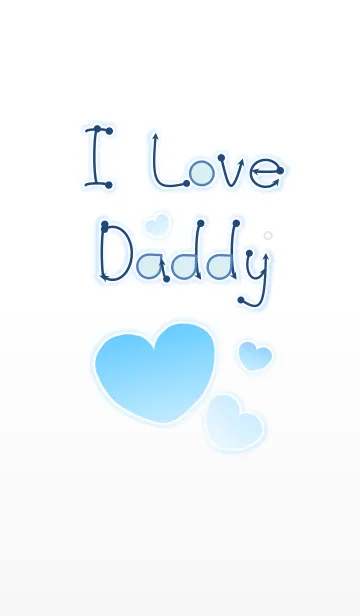 [LINE着せ替え] I Love Daddy 2！ (White Ver.3)の画像1