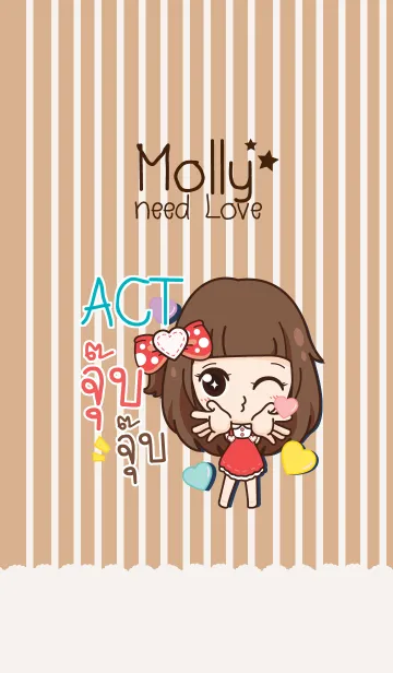 [LINE着せ替え] ACT molly need love V06 eの画像1