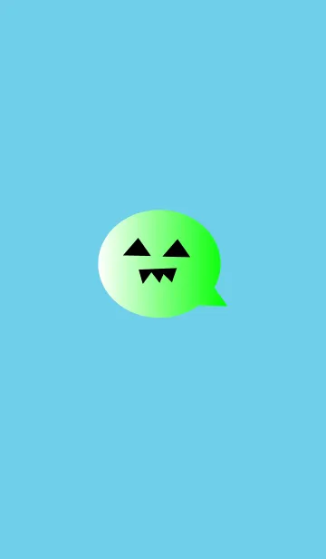 [LINE着せ替え] simple Halloween(mint2)の画像1