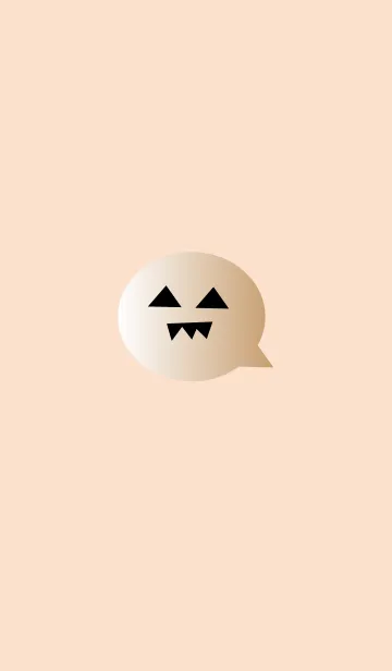 [LINE着せ替え] simple Halloween(beige2)の画像1