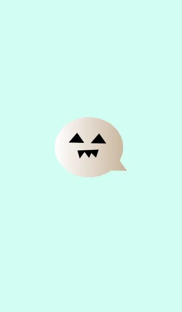 [LINE着せ替え] simple Halloween(white1)の画像1