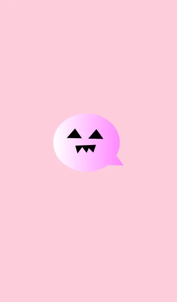 [LINE着せ替え] simple Halloween(pink1)の画像1