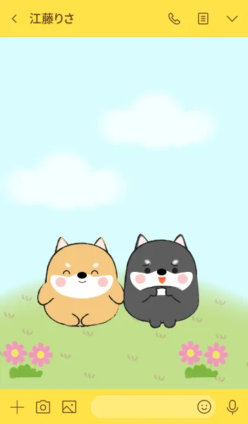 [LINE着せ替え] My Fat Sum Shiba Inu Theme (jp)の画像3