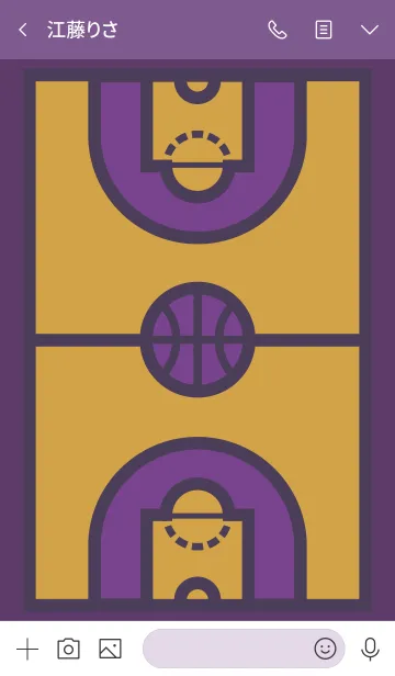 [LINE着せ替え] BASKETBALL #3 Jの画像3