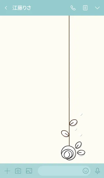 [LINE着せ替え] Cute rose theme 30の画像3