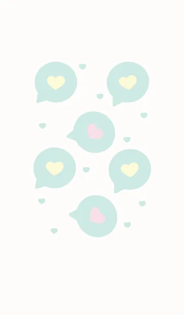 [LINE着せ替え] lovely mini heart 27の画像1