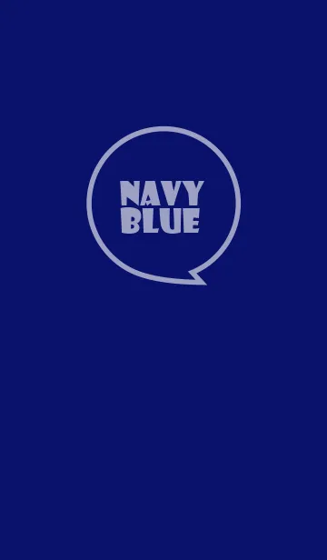 [LINE着せ替え] Love Navy Blue Ver.3 (jp)の画像1