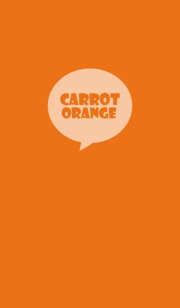 Carrot Orange Theme Ver.3 (jp)の着せ替えメイン画像