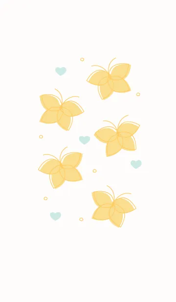 [LINE着せ替え] Cute butterflies 19 :)の画像1