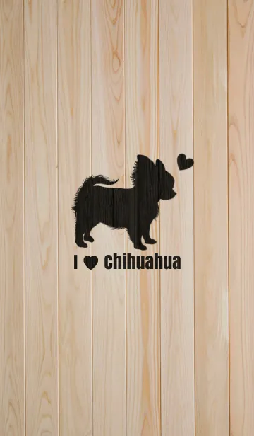 [LINE着せ替え] I Love Chihuahua❤︎ 3の画像1