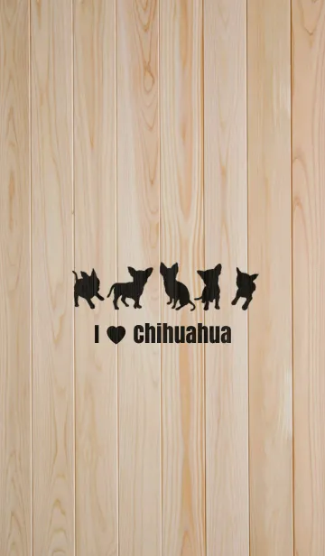 [LINE着せ替え] I Love Chihuahua❤︎ 4の画像1