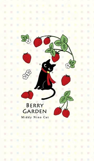 [LINE着せ替え] Strawberry Middy Catの画像1