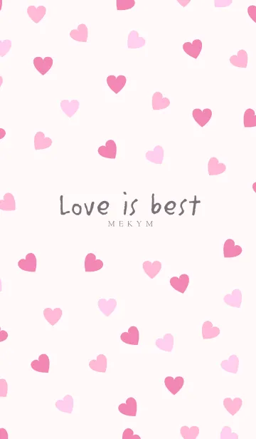 [LINE着せ替え] Love is best 16 -PINK-の画像1