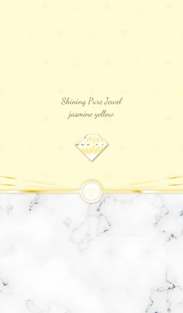 [LINE着せ替え] Shining Pure Jewel jasmine yellowの画像1