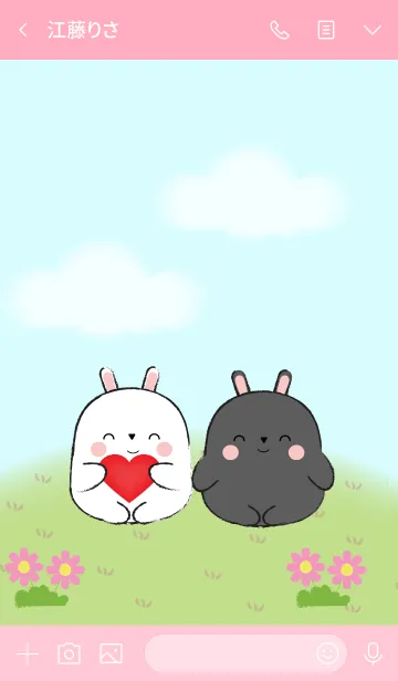 [LINE着せ替え] My Fat Sum Rabbit Theme (jp)の画像3