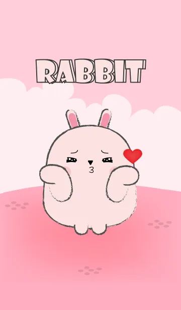 [LINE着せ替え] Love You Pink Rabbit (jp)の画像1