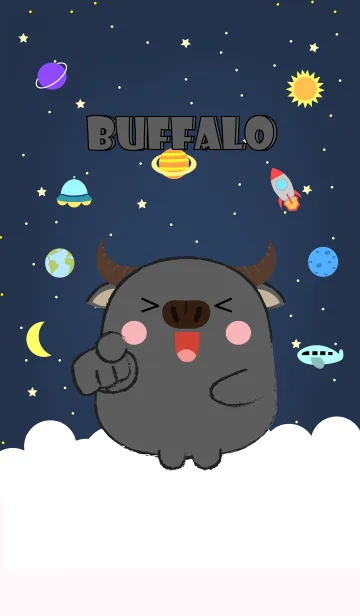 [LINE着せ替え] Emotions Buffalo On Galaxy (jp)の画像1