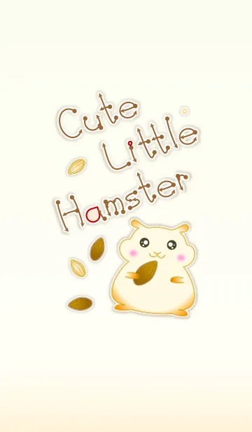 [LINE着せ替え] Cute Little Hamster 2！ (Yellow V.3)の画像1