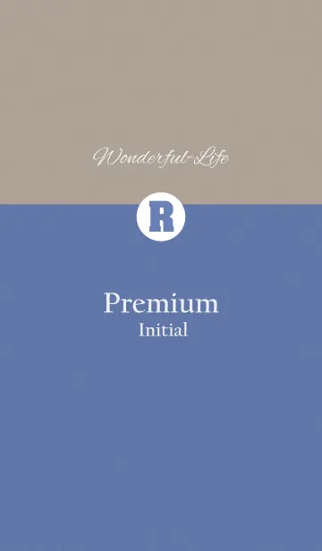 [LINE着せ替え] Premium Initial R.の画像1