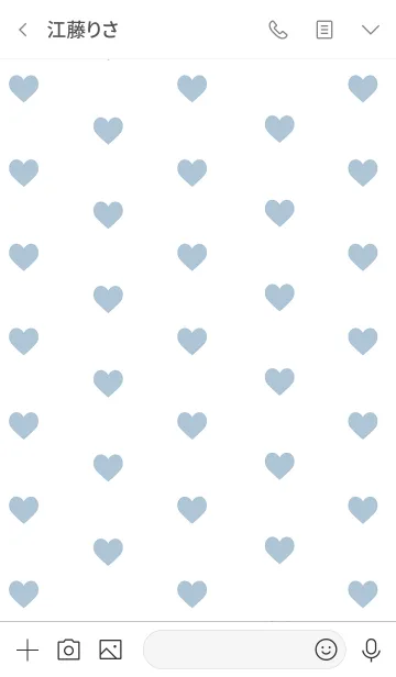 [LINE着せ替え] HEART(MIZUIRO)の画像3