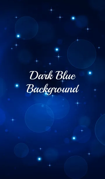 [LINE着せ替え] Dark Blue Backgroundの画像1