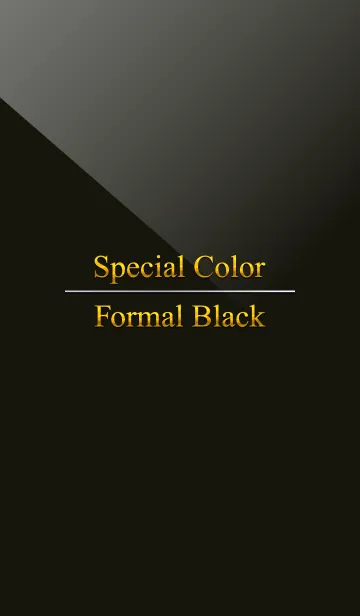 [LINE着せ替え] Special Color Formal Blackの画像1