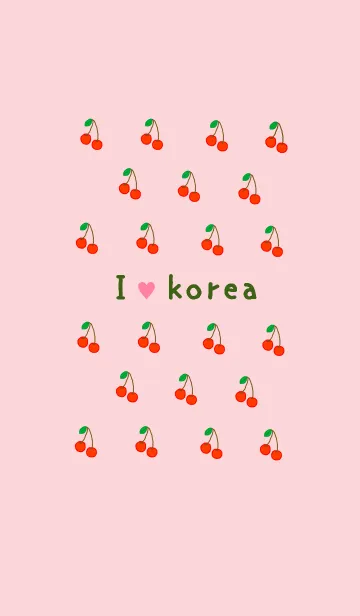 [LINE着せ替え] 韓国語 着せかえ【cherry pink】の画像1