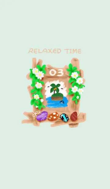 [LINE着せ替え] Relaxed time 03の画像1