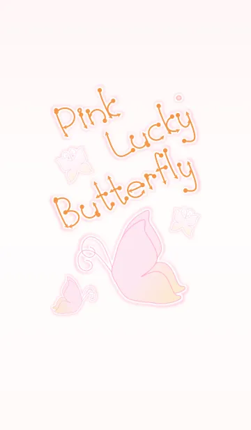 [LINE着せ替え] Pink Lucky Butterfly！ (Pink V.2)の画像1