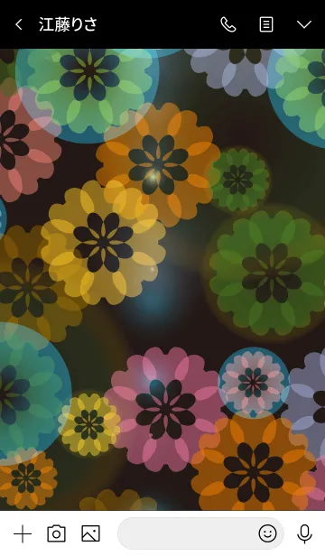 [LINE着せ替え] Evening flowers that shineの画像3