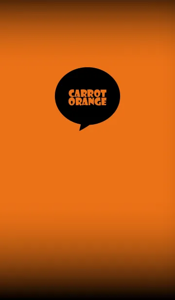 [LINE着せ替え] Carrot Orange and Black Ver.4 (jp)の画像1