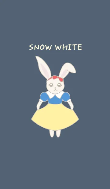 [LINE着せ替え] 白雪姫ウサギの画像1