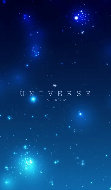 [LINE着せ替え] universe blue 27 -MEKYM-の画像1