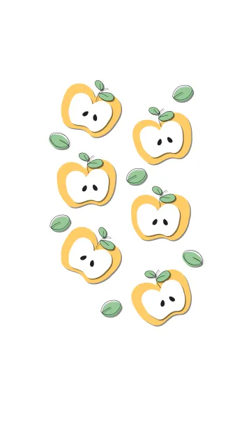 [LINE着せ替え] Apples theme 34 :)の画像1