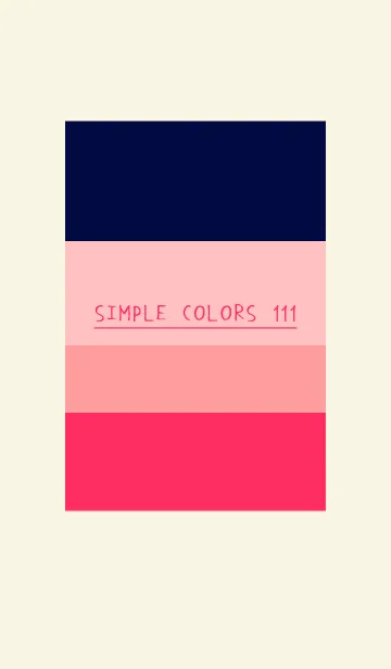 [LINE着せ替え] Simple Colors 111の画像1