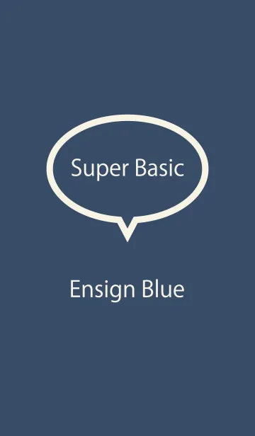 [LINE着せ替え] Super Basic Ensign Blueの画像1