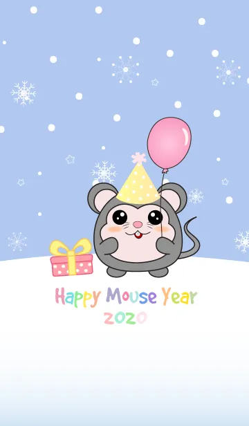 [LINE着せ替え] Party in Mouse Yearの画像1