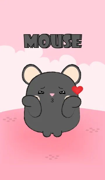 [LINE着せ替え] Love You Black Mouse (jp)の画像1