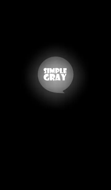 [LINE着せ替え] Gray in black v.3 (jp)の画像1