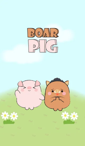 [LINE着せ替え] My Fat Pig ＆ Boar Theme (jp)の画像1