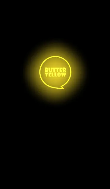 [LINE着せ替え] Butter Yellow Neon Theme v.3 (jp)の画像1