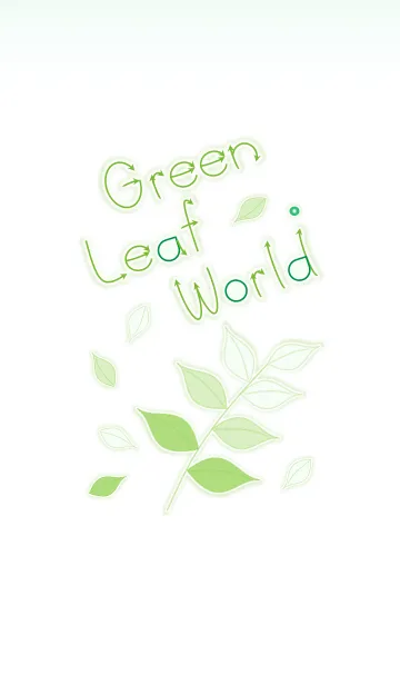 [LINE着せ替え] Green Leaf World！ (Green V.2)の画像1