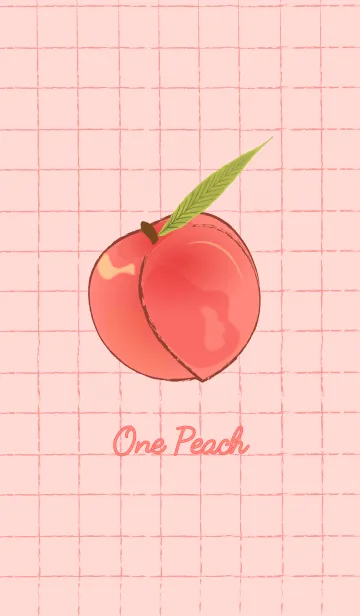 [LINE着せ替え] Only one peachの画像1