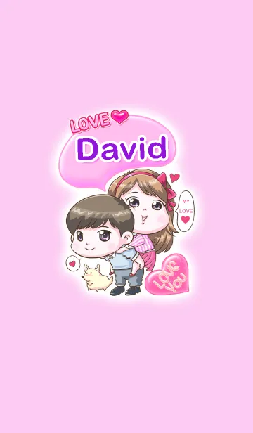 [LINE着せ替え] David is my best loveの画像1