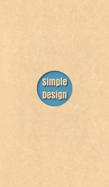 [LINE着せ替え] Craft Simple Design Blue ver.の画像1