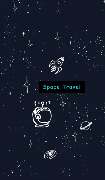 [LINE着せ替え] Space * Travelの画像1