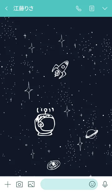 [LINE着せ替え] Space * Travelの画像3