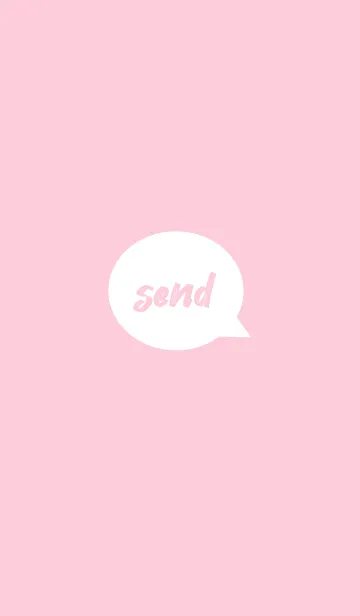 [LINE着せ替え] send simple(pink1)の画像1