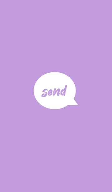 [LINE着せ替え] send simple(purple1)の画像1