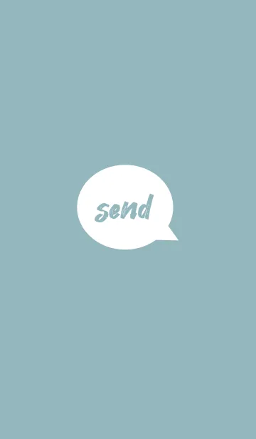 [LINE着せ替え] send simple(blue1)の画像1